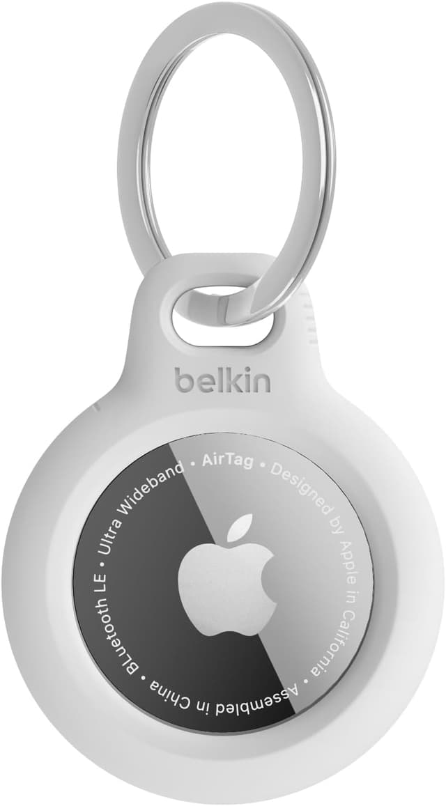 Detalle de Belkin Étui AirTag avec Attache Métal Blanc