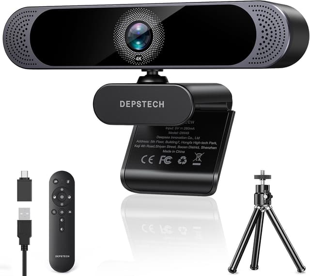 Imagen de DEPSTECH 4K Webcam 1/2.55" Sony sensor en OfertitasTOP