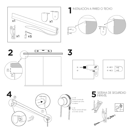Thumbnail 8 de Blindecor C-WATERCHERRY Estor enrollable translúcido 150×180 cm 🪟