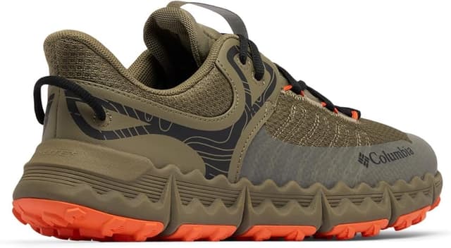 Detalle 2 de Columbia Voyager FLX Hombre 43 EU, verde piedra y naranja