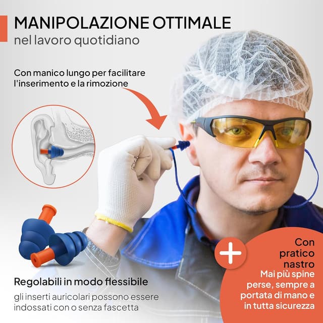 Detalle 2 de Senner WorkPro Strong tappi antirumore SNR 34