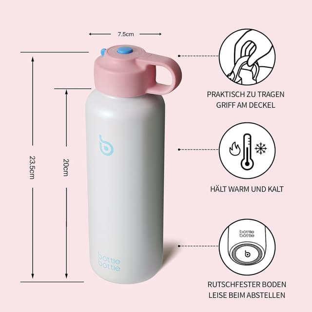 Detalle de BOTTLE BOTTLE Edelstahlflasche 600 ml