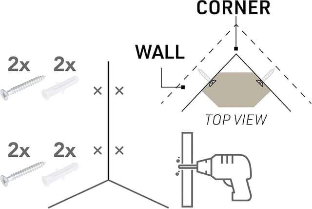 Detalle de Electraline 62514 Regleta Angular cocina 3 Schuko 2 USB