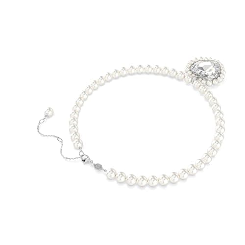 Thumbnail 4 de Swarovski x Ariana Grande Collar corazón, baño de rodio