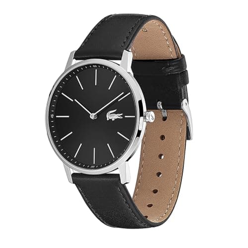 Detalle 2 de Lacoste 2011016 Reloj de Cuarzo Hombre Correa Piel Negra