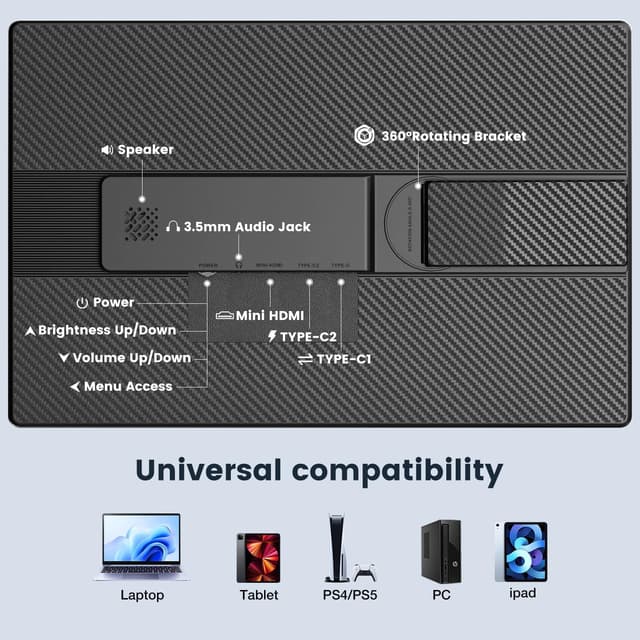 Thumbnail 5 de FLYTOCCA 16" Portable Monitor 1200P FHD