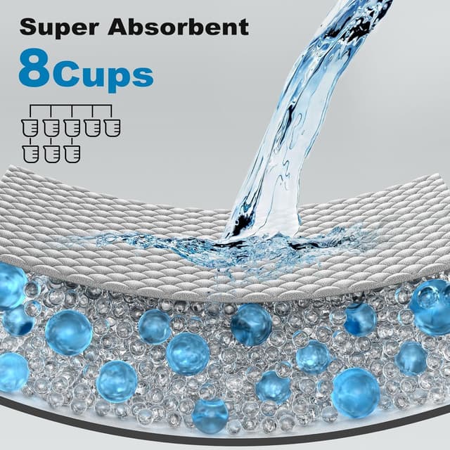 Thumbnail 3 de MIZOK Charcoal Puppy Pads 71x86cm training