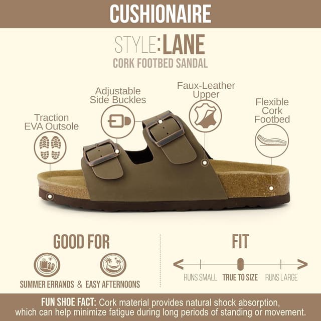 Thumbnail 3 de Cushionaire Lane Cork Sandals