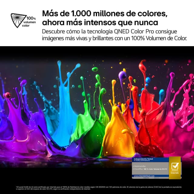 Detalle de LG 65QNED93A6A QNED evo MiniLED AI (65”) 4K Smart TV reacondicionada Grado A