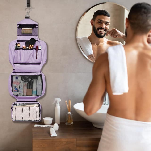 Thumbnail 5 de homchen Hängende Reise Toilettentasche Groß L