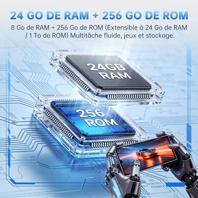 Thumbnail 1 de OUKITEL C61 GT 24GB+256GB 6,88"