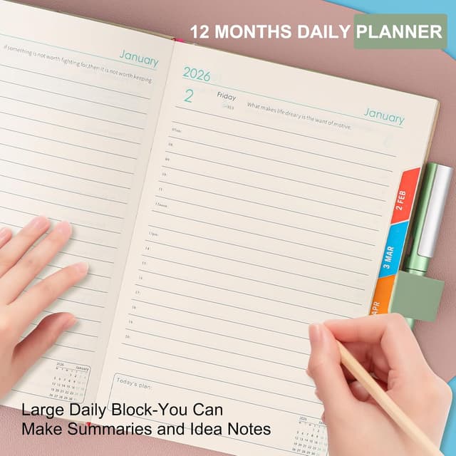 Thumbnail 3 de 2026 Diary A5 Page a Day Planner