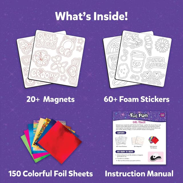 Detalle de Skillmatics Foil Fun Girl Power 20+ DIY