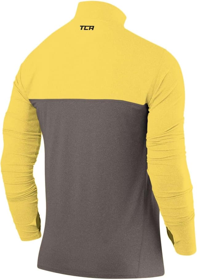 Detalle de TCA Fusion long sleeve 1/4 zip running top for men