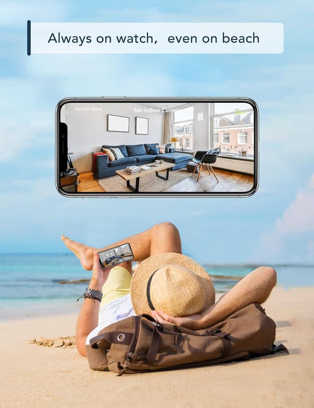 Detalle de GNCC C2 2K Indoor Security Camera