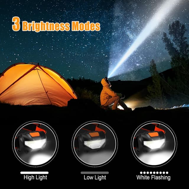 Thumbnail 2 de Suright linterna frontal 2 piezas