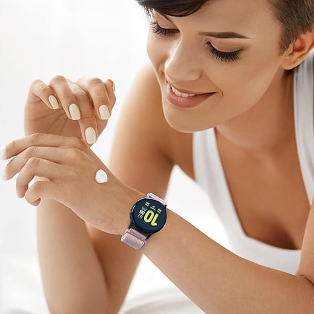 Detalle de FYISWHO elastic nylon replacement band (20mm) for Amazfit GTS/GTR/Bip Active & more