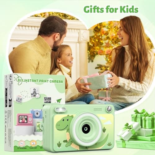 Thumbnail 7 de GREENKINDER Cámara Instantánea Infantil 📸 con Tarjeta 32GB y Papel