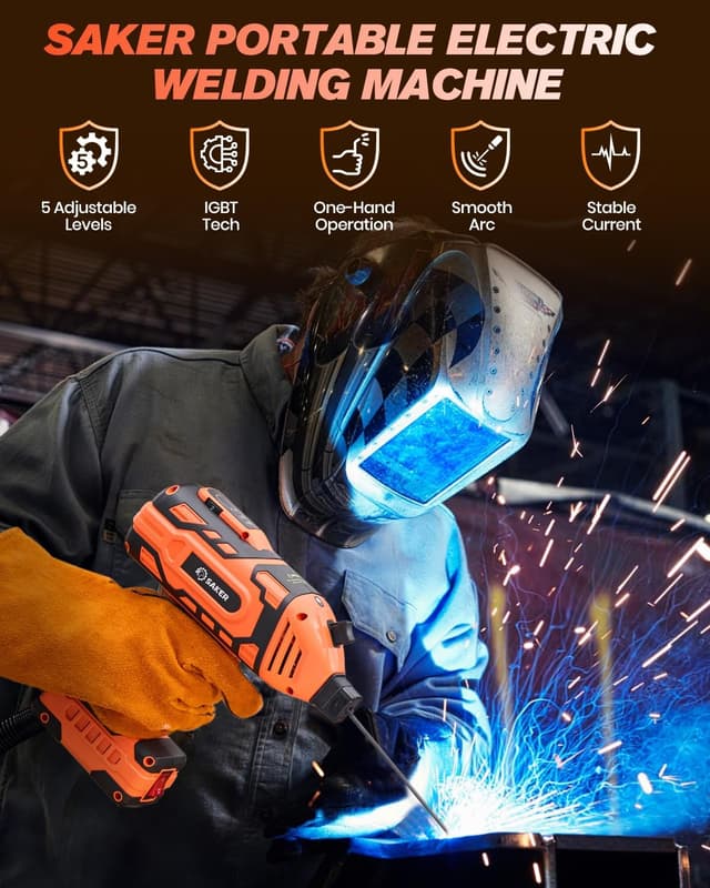 Thumbnail 1 de Saker Portable Welder 20-120A