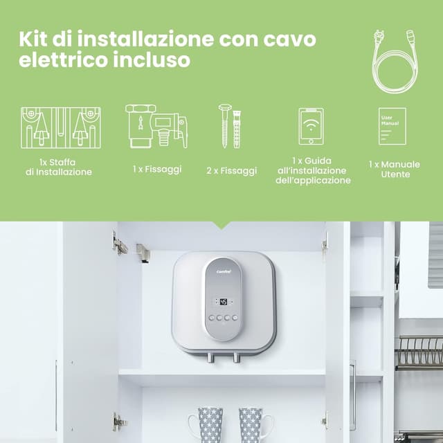 Thumbnail 6 de COMFEE' D30-15EVG1O 30 L scaldabagno muro