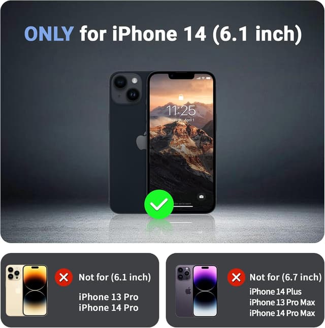 Detalle 2 de Jaroco iPhone 14 Case with MagSafe Military-Grade Drop Protection