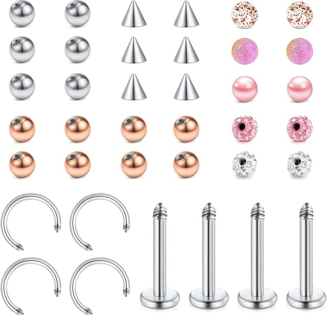 Thumbnail 5 de incaton 14G 16G Navel Ball Replacement 3mm 5mm 💍