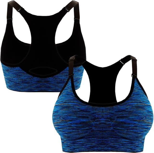 Detalle de Libella reggiseno sportivo push up bustier con sostegno forte e imbottitura 3714