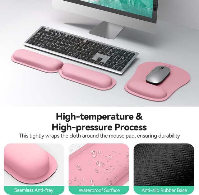 Thumbnail 4 de TECKNET Tapis de souris ergonomique avec repose-poignet