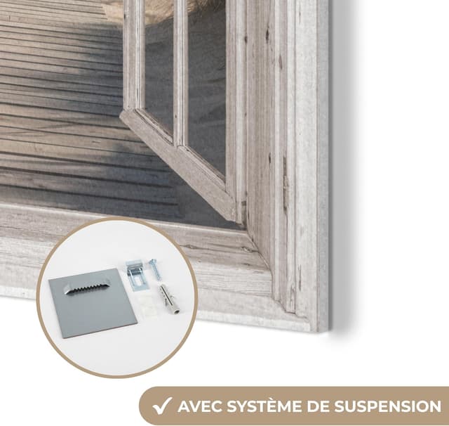 Thumbnail 6 de MuchoWow décoration murale en feutre 50x70 cm (Océan / Côte) — panneau mural décoratif et acoustique