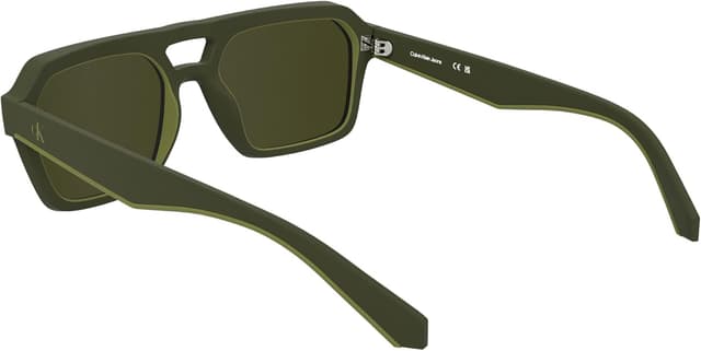 Detalle de Lunettes Calvin Klein Jeans modèle C en monture double pont matte khaki (RXable)