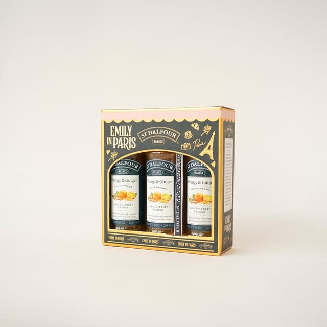 Detalle 2 de St. Dalfour Fruchtaufstrich Geschenkset 3x284 g