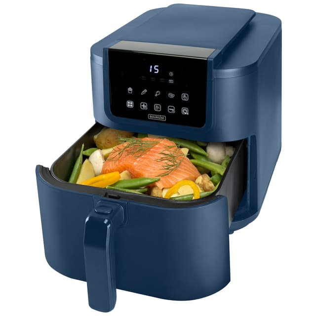 Detalle 2 de Bourgini Health fryer Slim 8 L — freidora sin PFAS con cesta de cerámica