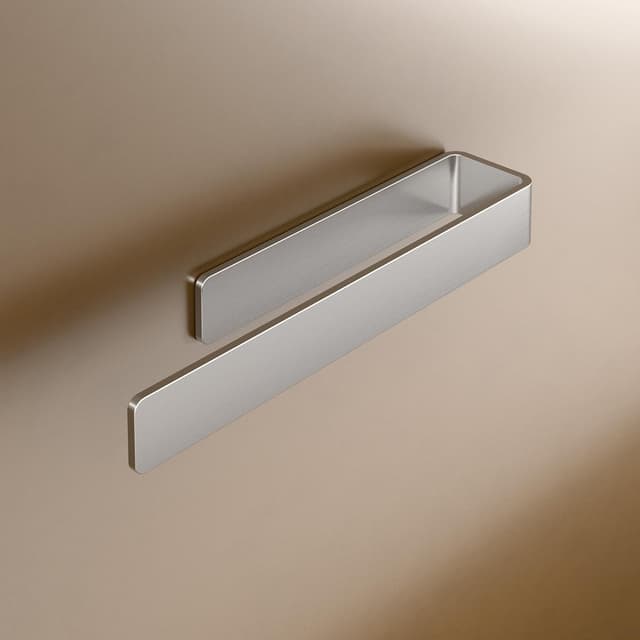 Detalle de Barra portasciugamani in acciaio inox da incollare LIEBHEIM senza forare (nastro adesivo extra large, 22 cm)