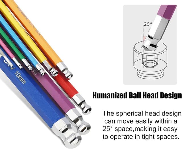 Thumbnail 1 de 18PCS Allen Key Set 1.5–10mm