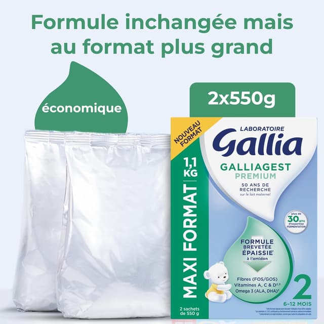 Thumbnail 5 de Gallia Galliagest 1,1 kg lait en poudre