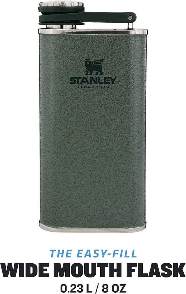Detalle 2 de Stanley Classic Petaca Acero Inox. Boca Ancha 0.23L 🥃