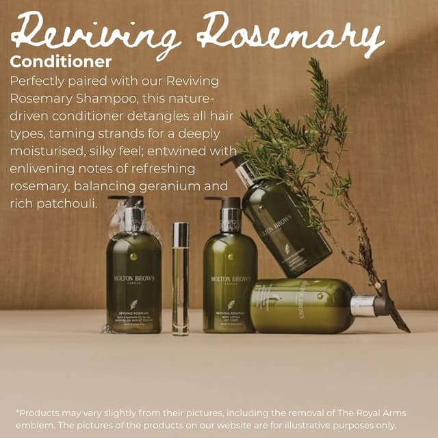 Detalle 2 de Molton Brown Reviving Rosemary Conditioner (300 ml)