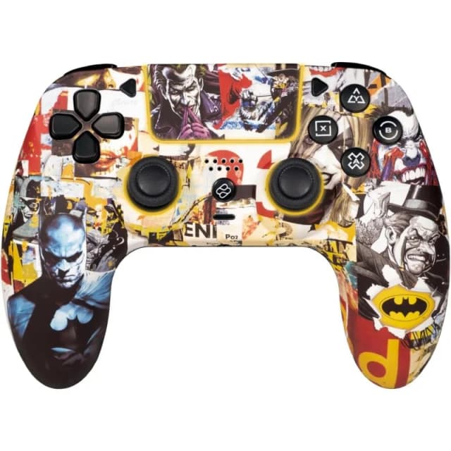 Detalle de FR-TEC Batman Gamepad inalámbrico Bluetooth con luz LED RGB (compatible PC y PS4)