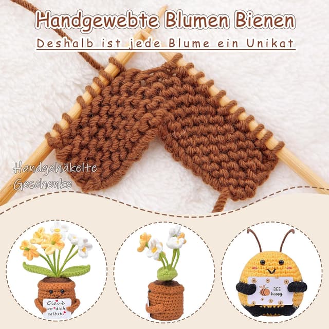 Detalle 2 de Positive Pocket Hug Biene und Sonnenblume 2er