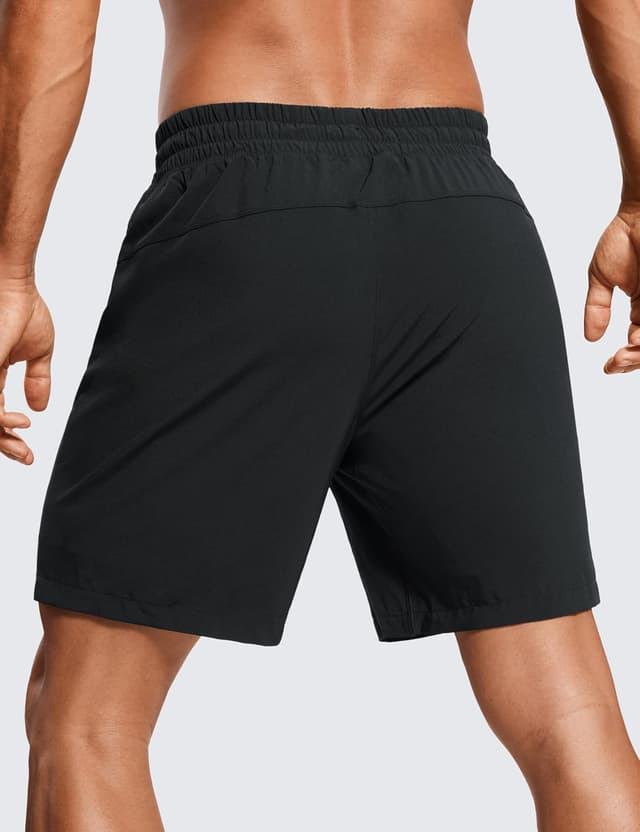 Detalle de CRZ YOGA Pantaloncini Running Uomo con fodera da 18 cm, nero L