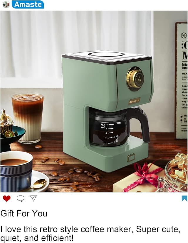 Thumbnail 6 de Amaste Drip Coffee Maker 25 Oz