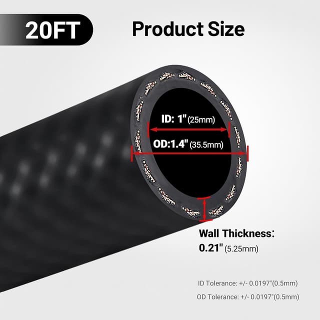 Thumbnail 1 de EVIL ENERGY 1in Fuel Transfer Hose 20FT 🛠️