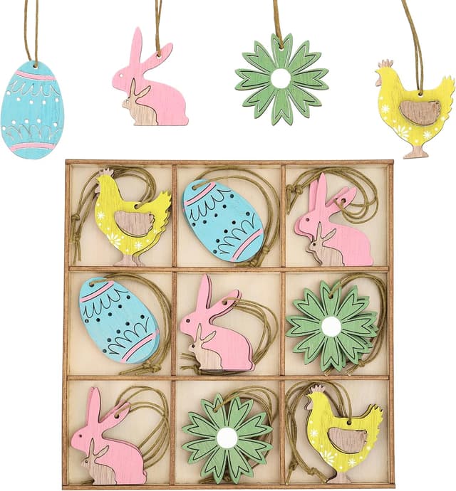 Imagen de Valery Madelyn 18pcs Easter decorations 🐣 en OfertitasTOP