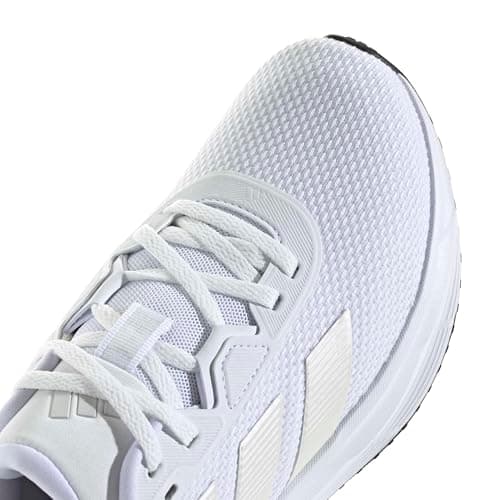 Detalle de adidas Galaxy 7 para mujer (Cloud White/Zero Metalic/Core Black) – Zapatillas de running con mediasuela Cloudfoam