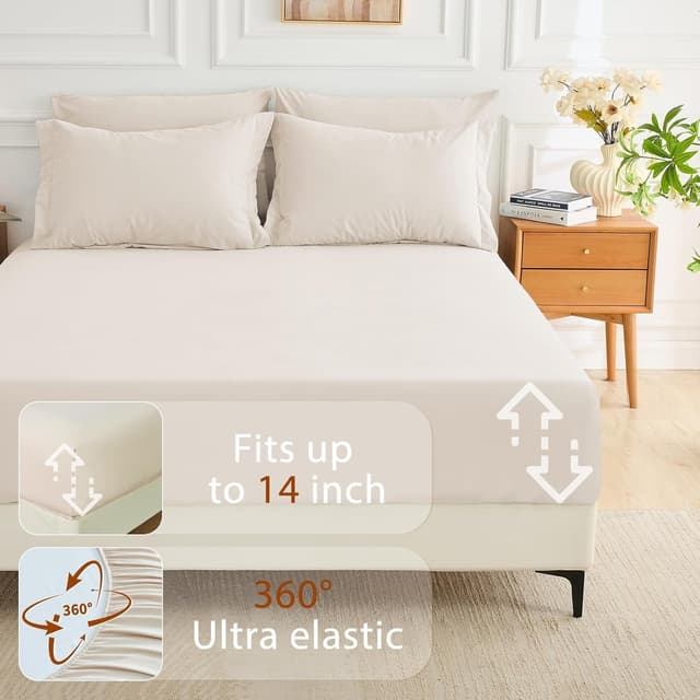 Thumbnail 5 de MUXHOMO 7-Piece King Comforter Set 104x90