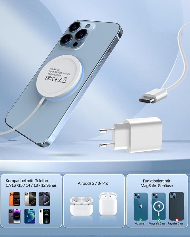 Thumbnail 5 de MagSafe Ladegerät iPhone 20W Schnellladung