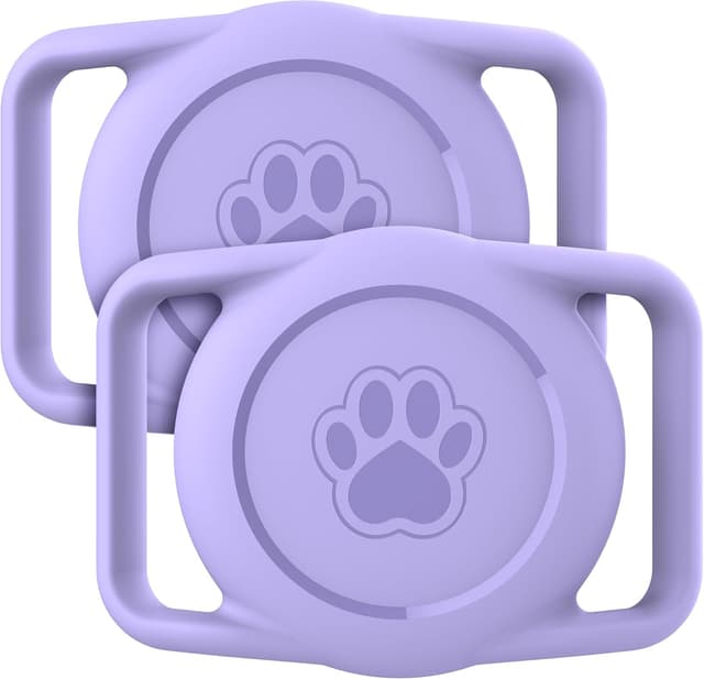 Detalle de Citymore support de collier AirTag pour chien et chat (lot de 2) en silicone étanche