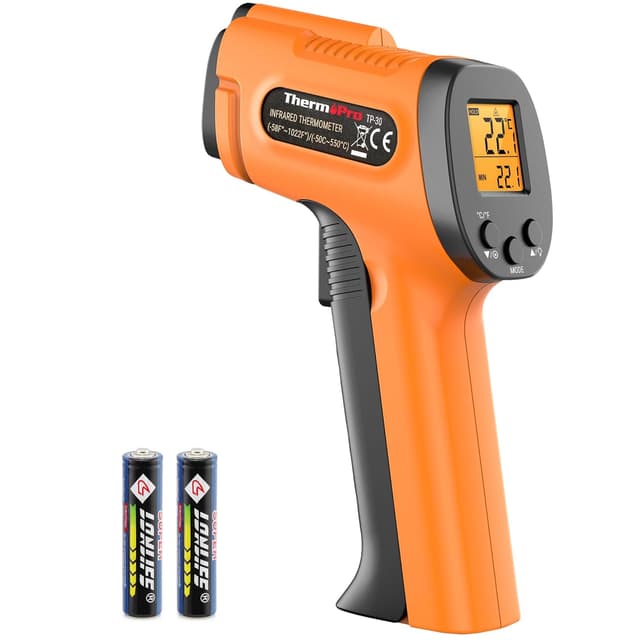 Detalle de ThermoPro TP30 infrared thermometer 550°C