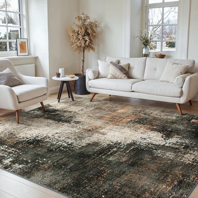 Detalle de BEIMO Tapis abstrait 160x230 cm antidérapant