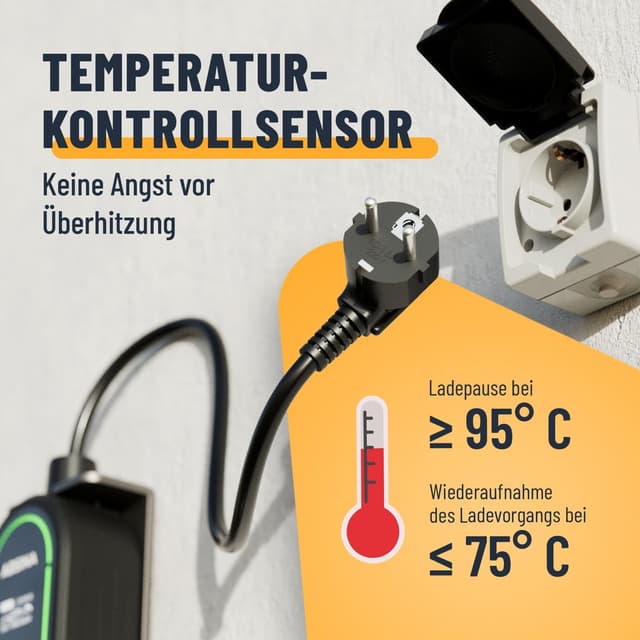 Detalle 2 de ABSINA Typ 2 Ladekabel 3,7 kW 16A